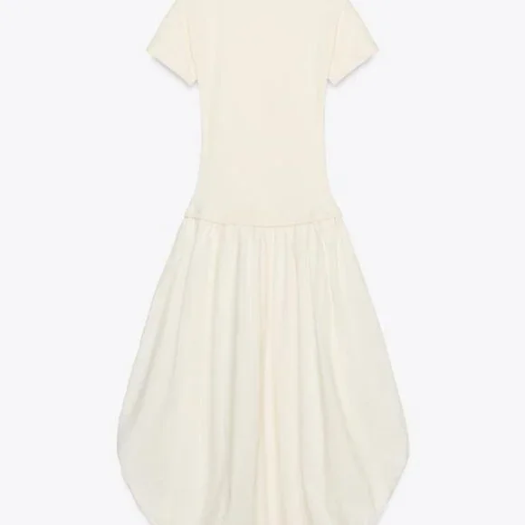 ZARA BALLOON COMBINATION DRESS - Picture 6 of 7